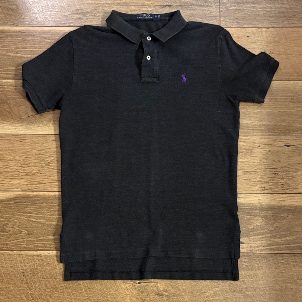 Polo by Ralph Lauren Black Polo with Purple Pony